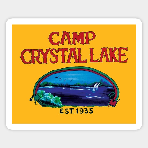 Camp Crystal Lake Counselor Sticker by Fred_art_61